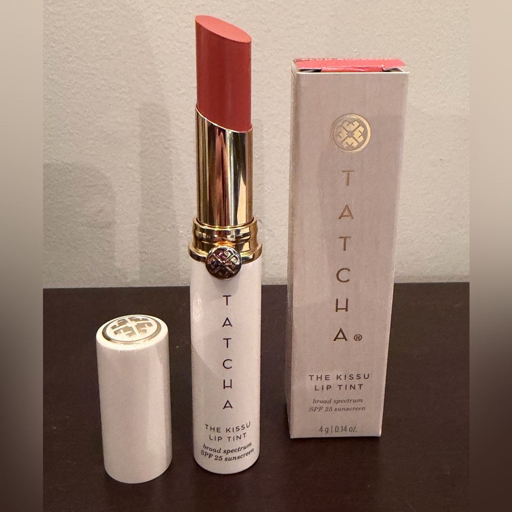 TATCHA The Kissu Lip Tint SPF 25 *PLUM BLOSSOM* ~ Full Size ~$32 Value~BNIB